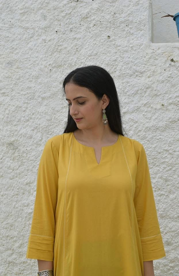 Fine cotton kurti and pant for summer