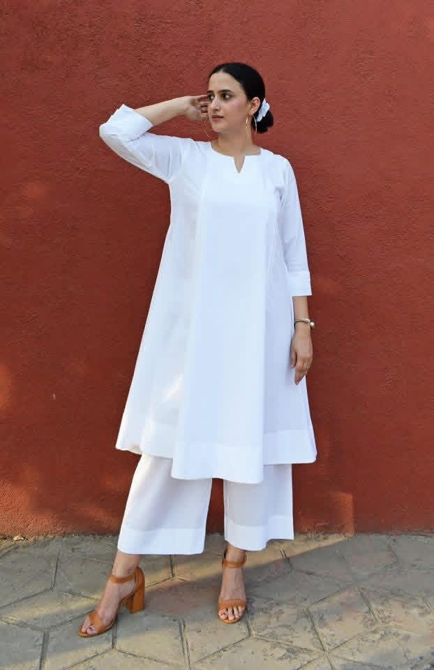 Fine cotton kurti and pant for summer