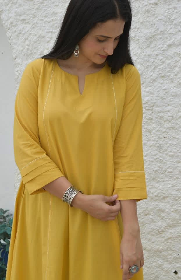 Fine cotton kurti and pant for summer
