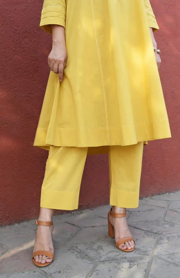 Fine cotton kurti and pant for summer
