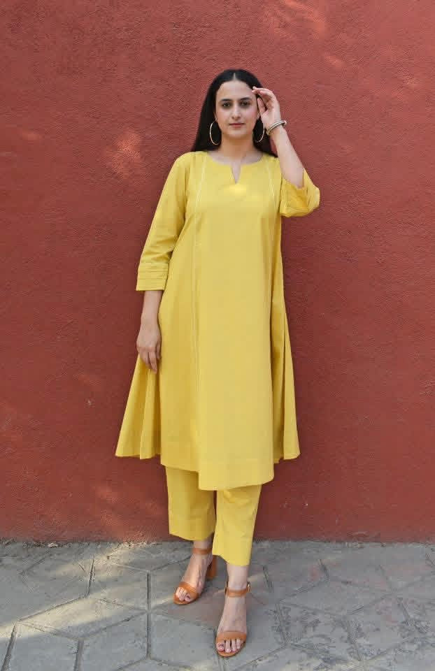 Fine cotton kurti and pant for summer