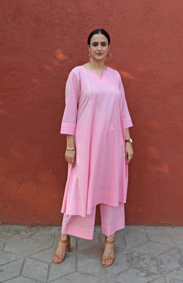 Fine cotton kurti and pant for summer