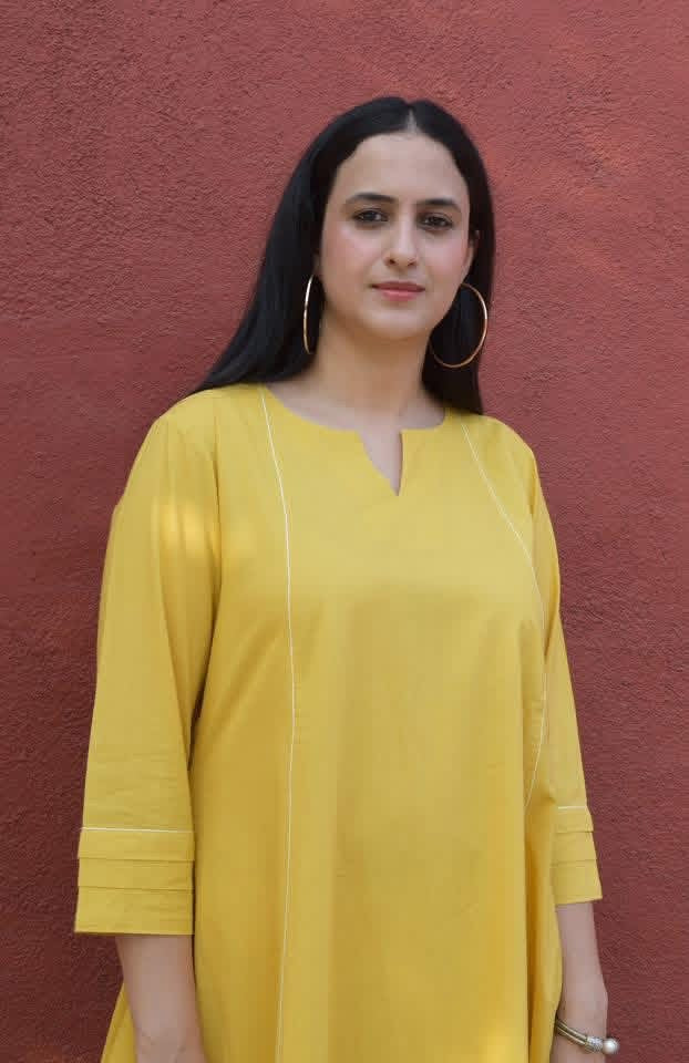 Fine cotton kurti and pant for summer