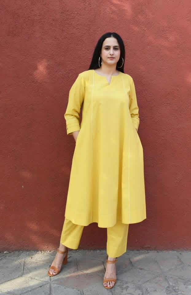 Fine cotton kurti and pant for summer