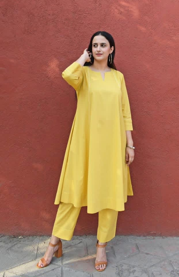 Fine cotton kurti and pant for summer